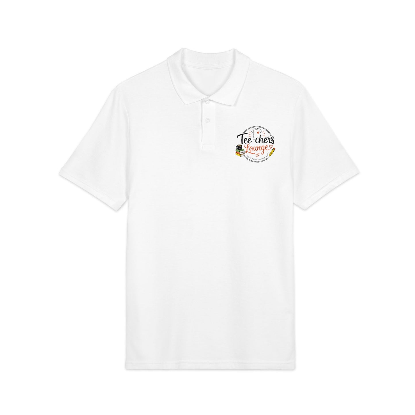 Embroidered Floral Logo Polo Shirt — "Tee-chef's Boutique"