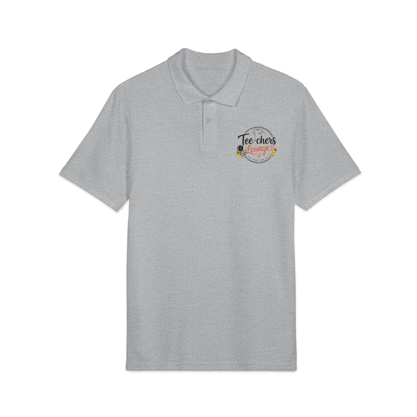 Embroidered Floral Logo Polo Shirt — "Tee-chef's Boutique"